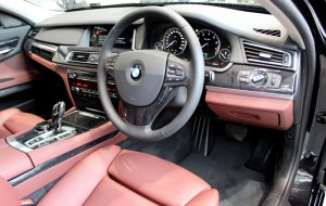 BMW ActiveHybrid 7 Dakota Barrique red & black interiors