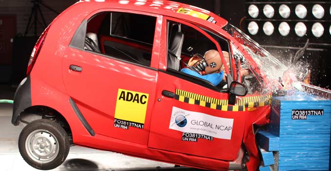 56 kmph crash tests for India