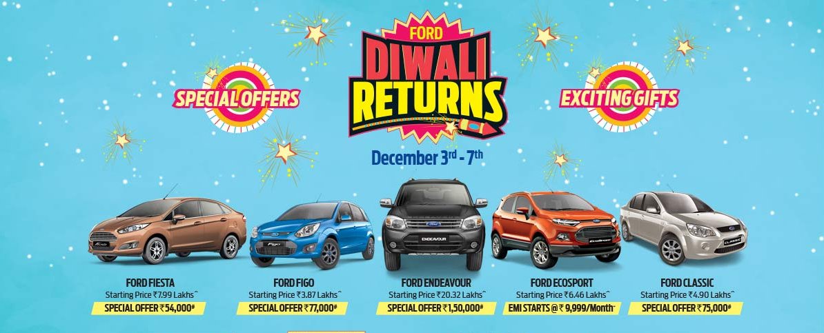 Ford India's 'Diwali Returns' offer