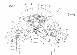 Honda-Blind-Sport-Detection-System-on-bikes-patent-skech