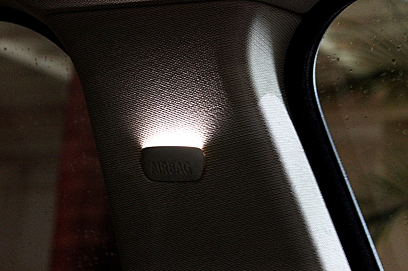 B pillar gets airbags, and the airbag tag is illuminated at night. Looks fantastic.