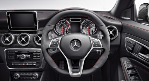 Mercedes-Benz CLA 45 AMG steering wheel