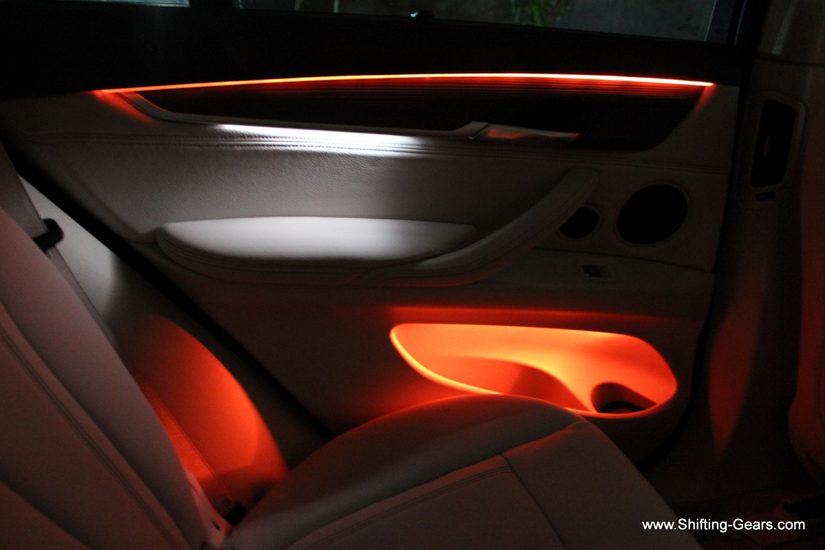 Ambient lights on the rear door pad