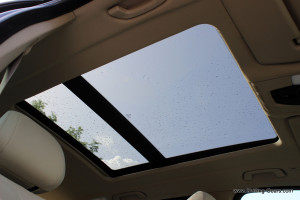 A look at the sunroof from inside