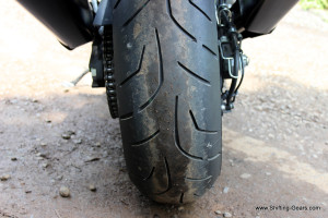 190 section Bridgestone Battlax rear tyre