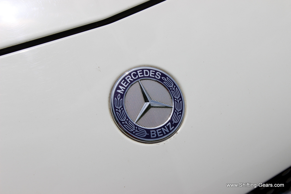 The three pointed star on the bonnet