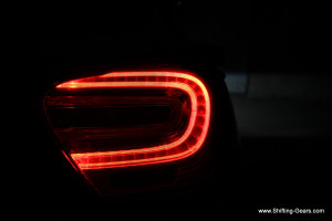 LED tail lamps, night view
