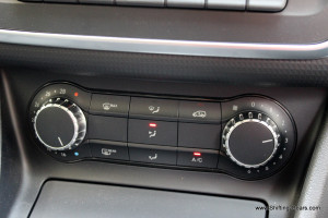The Edition 1 does not get automatic climate control. These manual controls felt good when used.