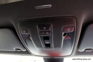 Cabin lamps and the sunroof control