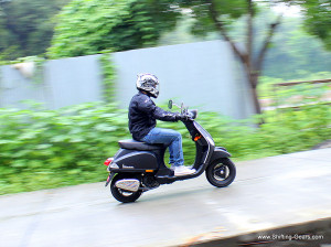 The Vespa S is powered by the same 125cc engine, but gets some cosmetic changes