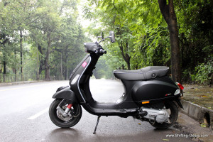 Side profile remains more or less the same compared to the other Vespa variants