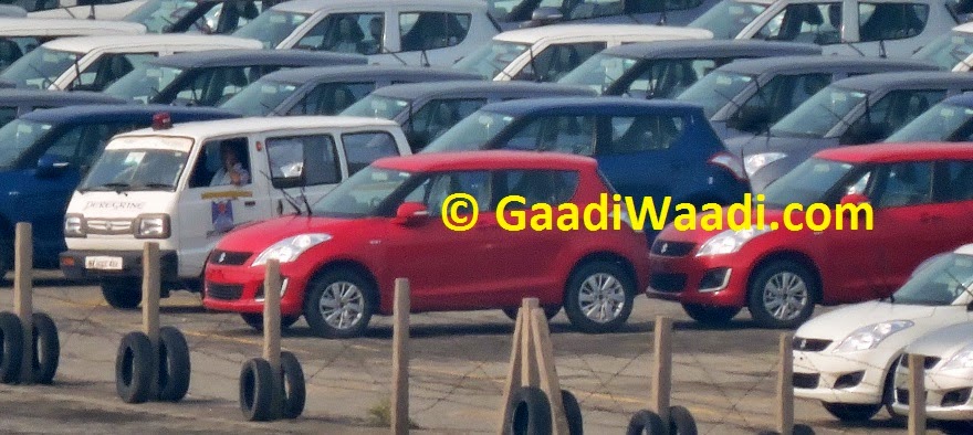 Maruti Swift facelift spotted