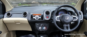 Dashboard is similar to what we see in a Brio, unacceptable on a car which costs a million rupees