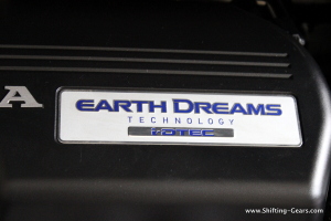 Earth Dreams badge under the hood