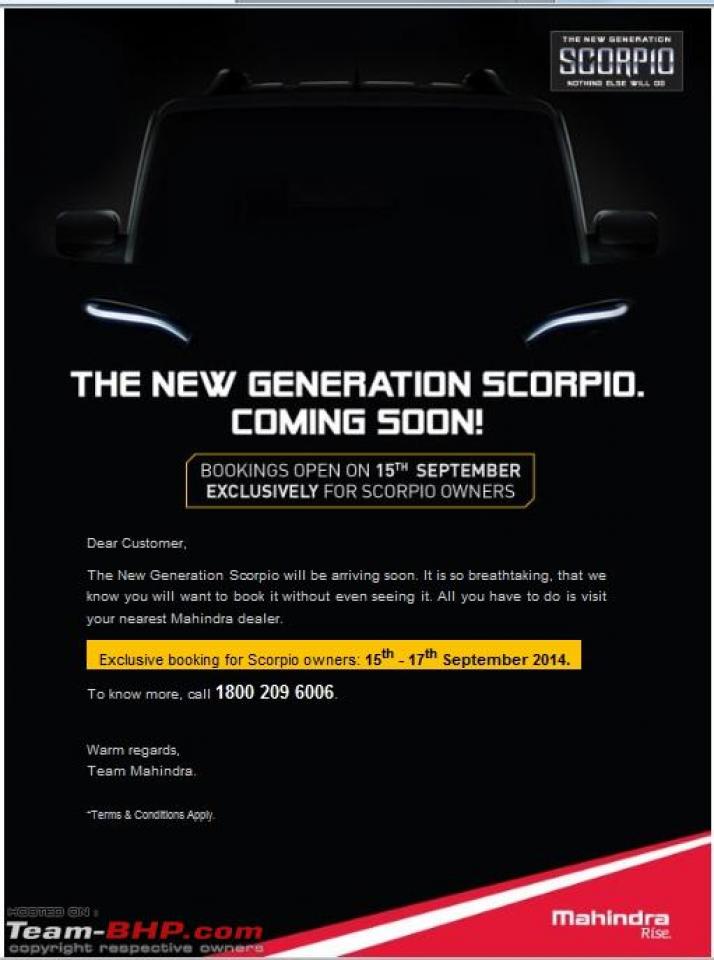 New Mahindra Scorpio bookings open