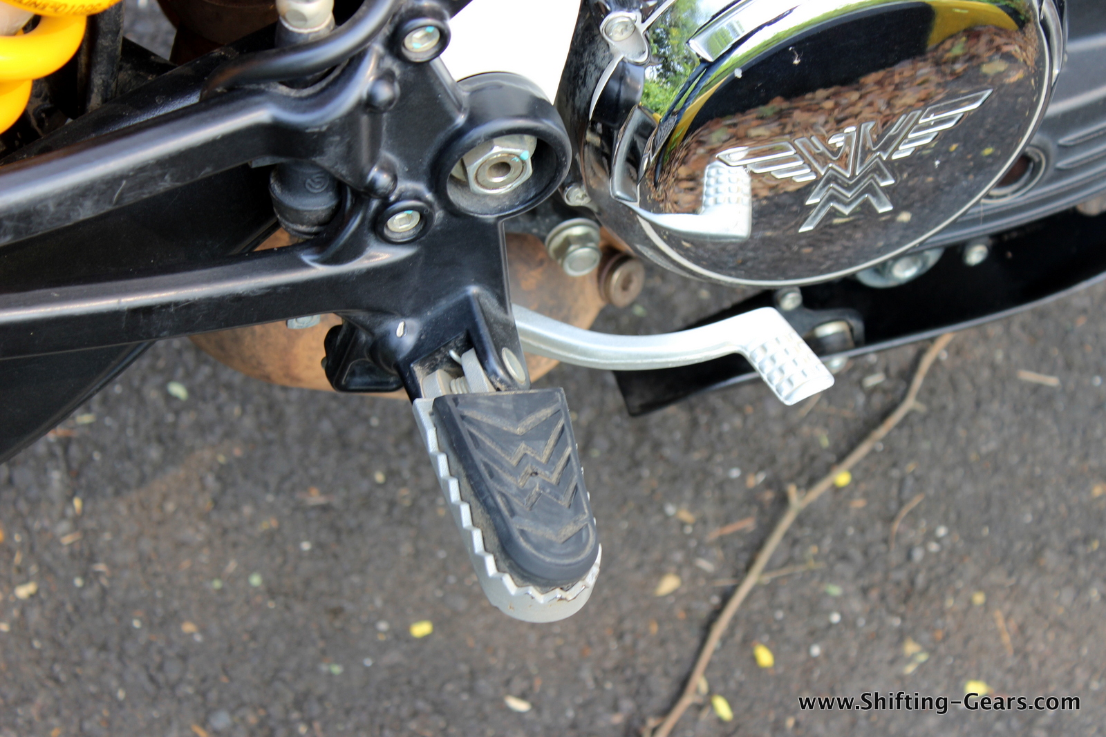Brake lever falls right in place
