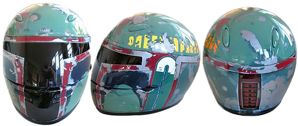 Star Wars Stormtrooper motorcycle helmet