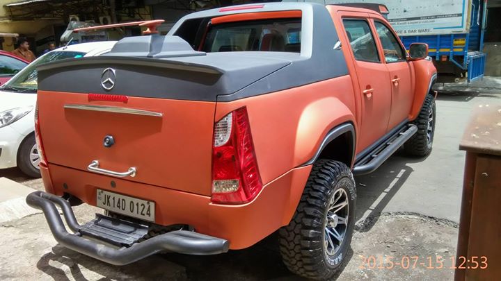 Tata Xenon converted to a Mercedes Ener-G-Force Concept look alike