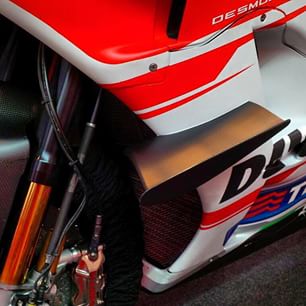 Winglet on the GP Ducati