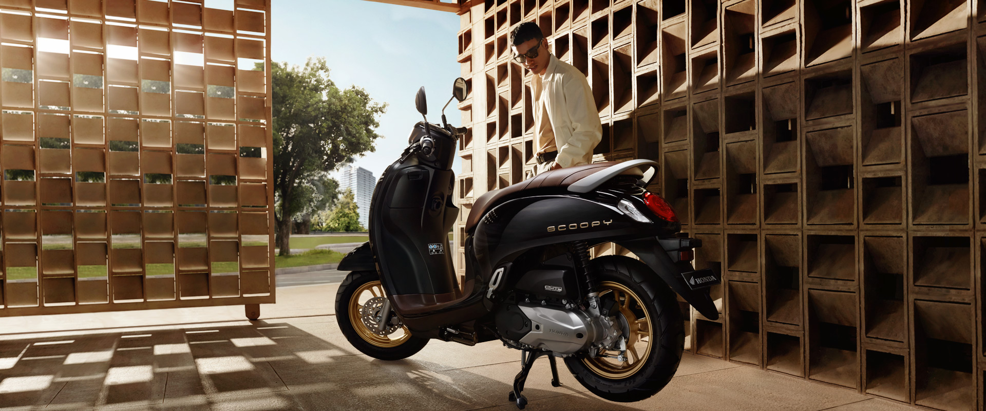 2021 Honda Scoopy is a unique looking scooter delivering