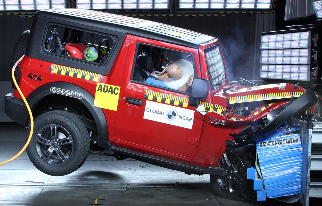 2020 Mahindra Thar is safer than Jeep Wrangler, 4-star Global NCAP crash  test rating | Shifting-Gears
