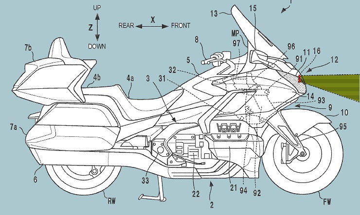 plak stad Hoge blootstelling Honda Goldwing touring motorcycle will get radar-based adaptive cruise  control | Shifting-Gears