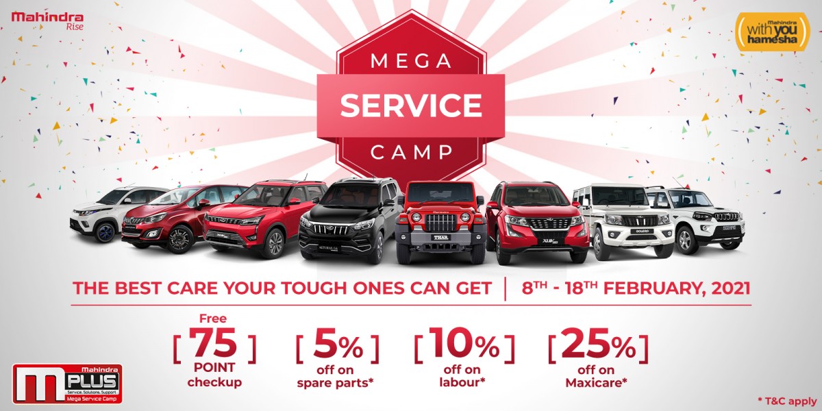Nation-Wide Mahindra ‘M-Plus’ service camp personal cars | Shifting-Gears