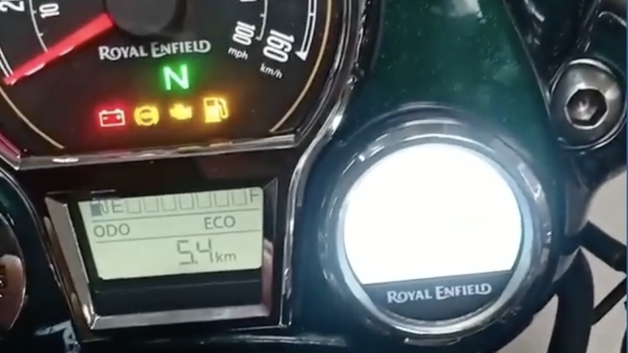 fuel indicator in royal enfield classic 350 bs6