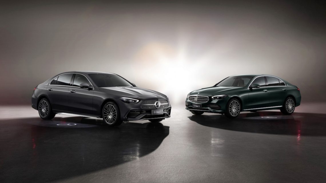 Mercedes Benz Reveals C Class L Long Wheelbase Sedan Shifting Gears 8975