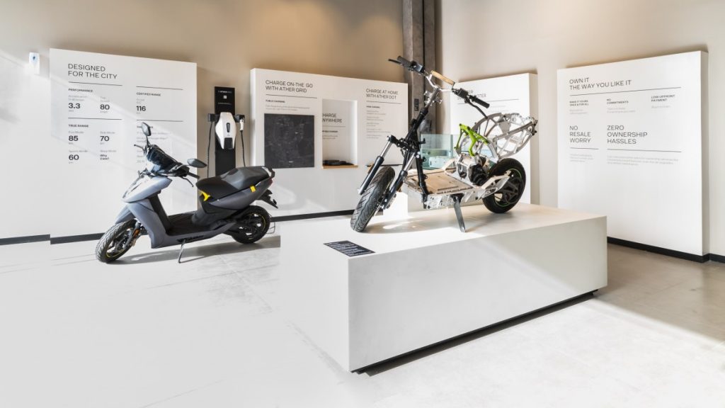 ather-energy-opens-showroom-in-jaipur-8th-experience-centre-in-india