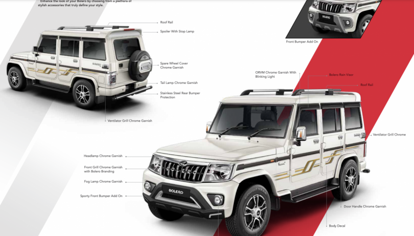 Mahindra Bolero Modified with Official Accessories