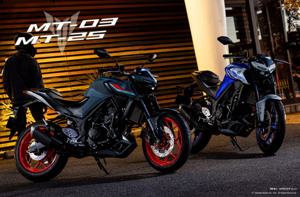 2021 Yamaha MT25 / MT03 facelift revealed - Shifting-Gears