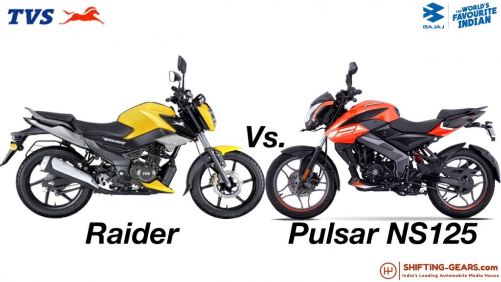 TVS Raider Vs. Bajaj Pulsar NS 125 – Specification Comparison ...