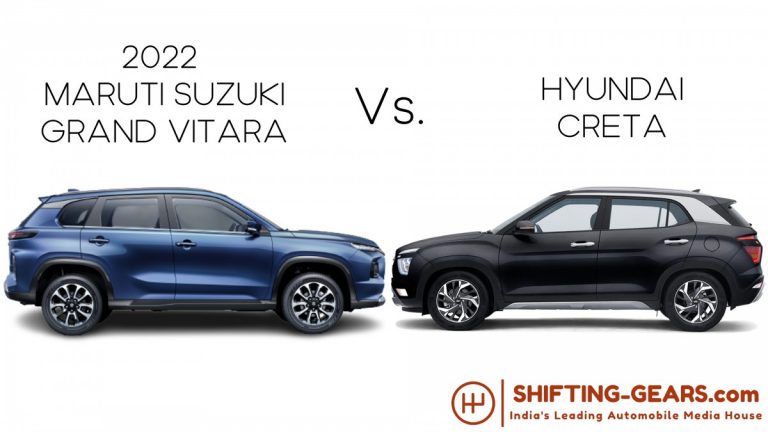 2022 Maruti Suzuki Grand Vitara Vs. Hyundai Creta – Specification ...