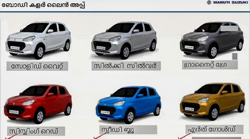 2022 Maruti Suzuki Alto fully revealed via leaked pictures, launch soon ...