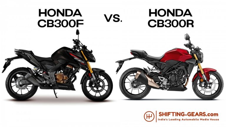 Honda CB300F Vs. CB300R - Specification Comparison - Shifting-Gears