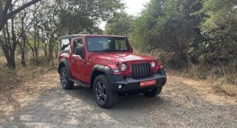 MY23 Mahindra Thar gets new RWD badge