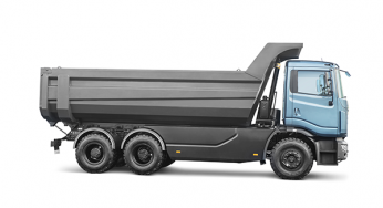 Tata displays Prima E.28K 0-emission tipper concept at Auto Expo 2023