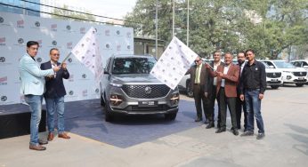 MG Motor India delivered 108 Hector SUVs to ORIX in 1 day