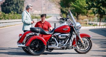 Modified Harley-Davidson Road King for specially-abled Hero MotoCorp employee