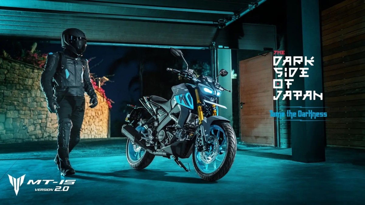 yamaha mt 15 blue colour