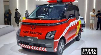 MG Comet EV for Police & Firefighters revealed