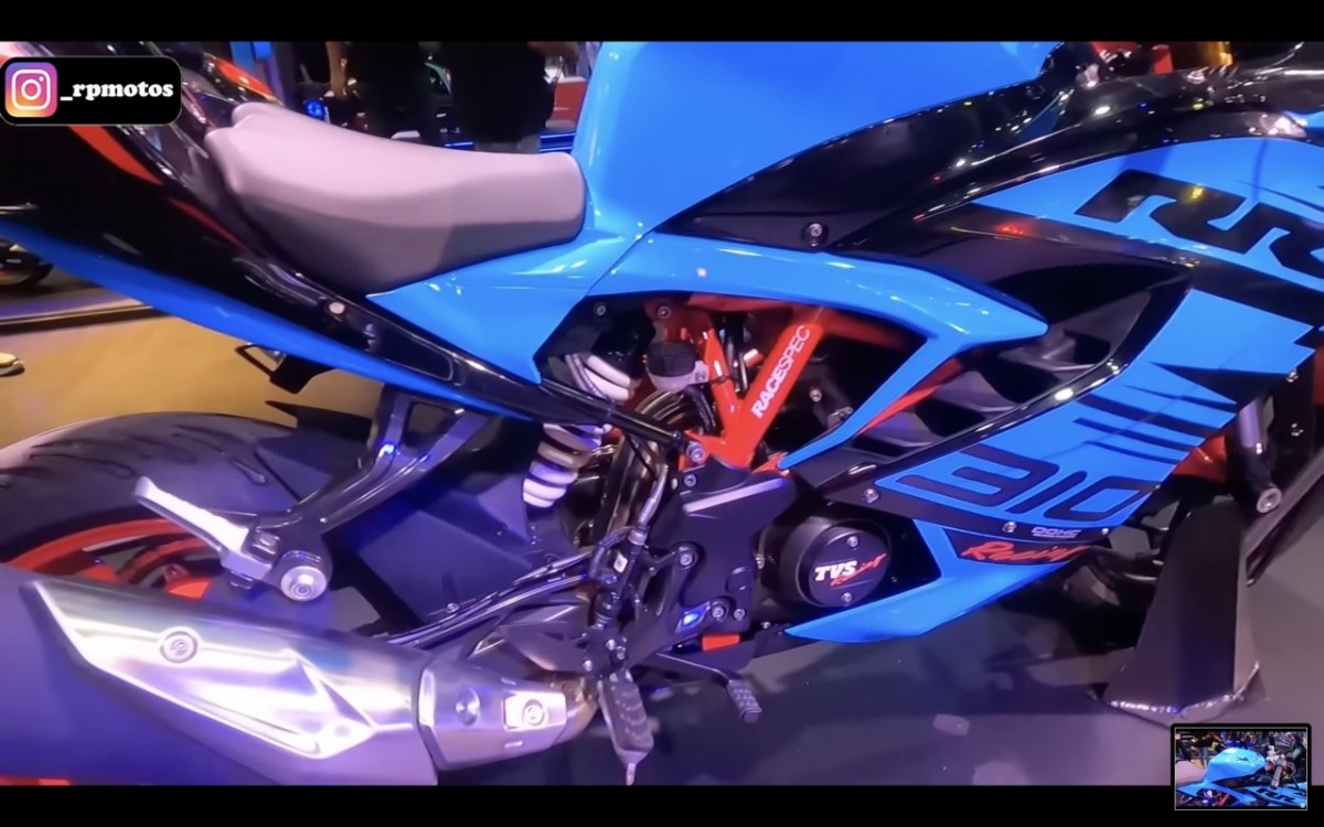 TVS Apache RR 310 revealed in a new Miami Blue colour – Shifting-Gears