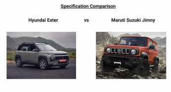 Hyundai Exter Vs. Maruti Suzuki Jimny – Specification Comparison