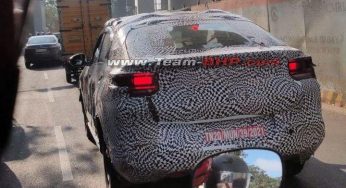 Citroen Basalt SUV Coupe spotted road testing with heavy camouflage