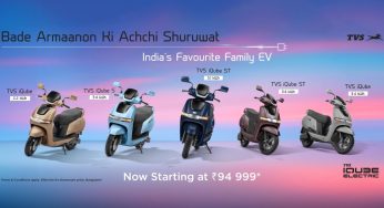 New TVS iQube variants launched in Maharashtra