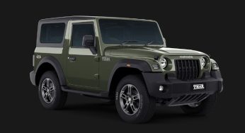 Mahindra Thar now available in military green paint option