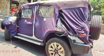 Mahindra Thar Armada visits ARAI, launch is near