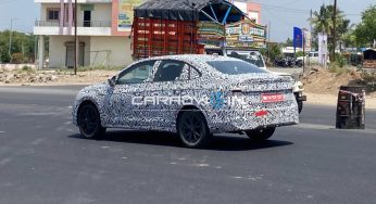 Skoda Slavia facelift continues extensive road tests
