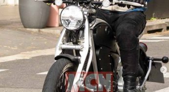 Royal Enfield Electric motorcycle spotted road testing with MD as rider